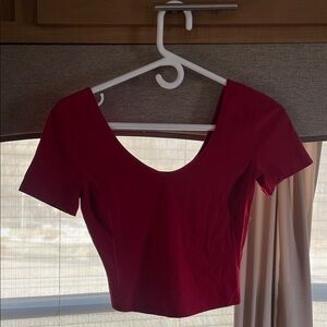 Lululemon Athletica Red Muscle Tee